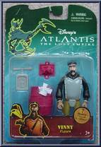 Atlantis The Lost Empire Vinny 4 Inch Figure Disney Mattel 2000 for sale online