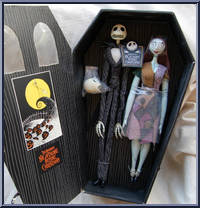 jack and sally coffin dolls
