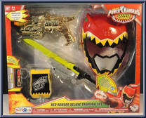 red ranger deluxe training set