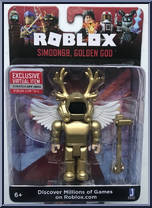 Simoon68 Golden God Roblox Virtual 3 Jazwares Action Figure