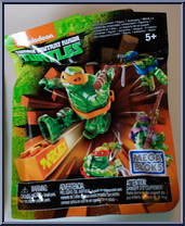 Michelangelo Teenage Mutant Ninja Turtles Nickelodeon Serie 1 Mega Bloks Figur