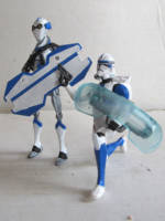 Star Wars Gal Republic Clone Medic Waterslide Decals for 1/18 and 1/12 figures 