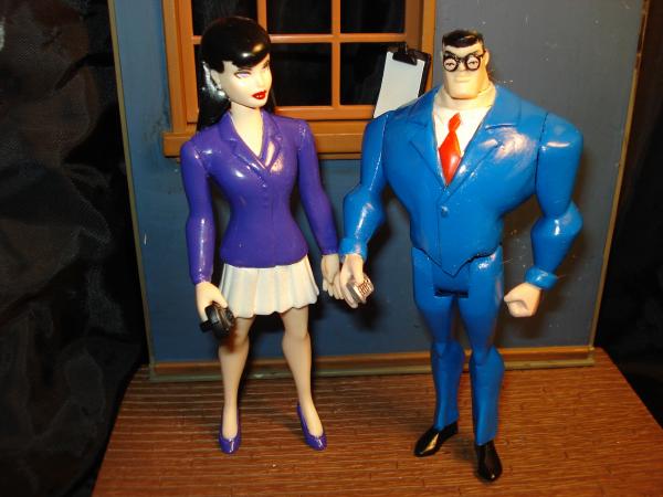Lois Lane and Clark Kent Custom Action Figure