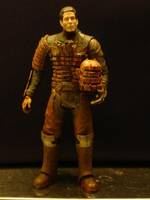 Isaac Clarke Without Helmet Dead Space Custom Action Figure