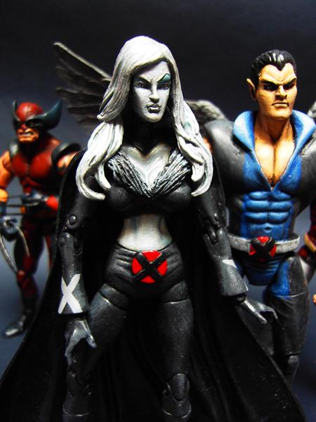 Dark XMen Emma Frost Diamond Form Custom Action Figure