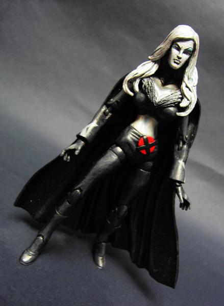 Dark XMen Emma Frost Diamond Form Custom Action Figure