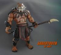 7th KINGDOM SABERTOOTH V. 2 (Original) Custom Action Figure