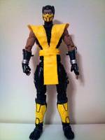 action mortal kombat scorpion figure custom