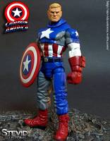 marvel legends custom captain america