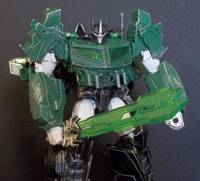 green optimus prime