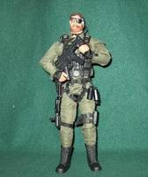 Resculpted Lanard 3.75" Custom FEMALE FIGURE GI JOE Type Soldier Mercenary loose