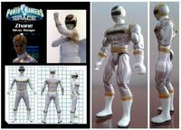power rangers in space silver ranger action figure