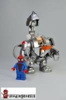 spider man lego rhino