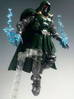 Dr Doom Marvel Custom Mini Action Figure w Case & Stand 323 Comic Mini-figure 