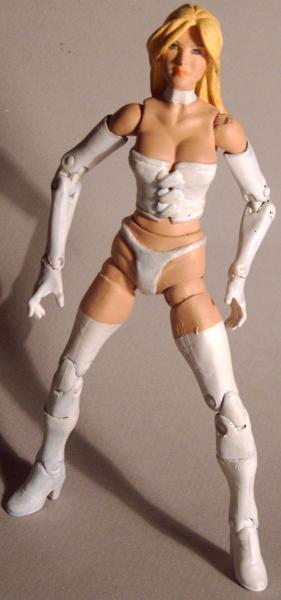 White Queen Emma Frost Custom Action Figure