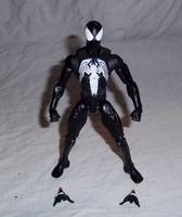 symbiote spider man figure