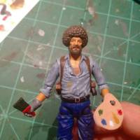 bob ross action figure