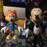 conker bad fur day statue