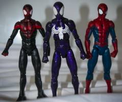 black spiderman marvel legends