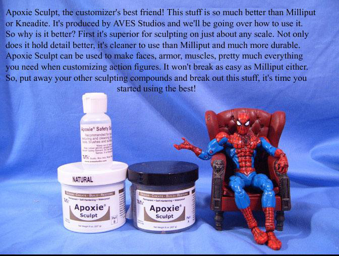 clay used for sculpting action figures