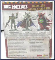 Blackblood, Ghengiz & Raz-Putin from ABC Warriors - Basic Series manufactured by Warlord Games [Back]