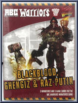 Blackblood, Ghengiz & Raz-Putin from ABC Warriors - Basic Series manufactured by Warlord Games [Front]