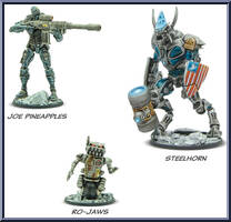 Joe Pineapples, Steelhorn & Ro-Jaws Action Figure