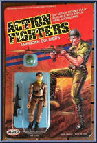 Marine from Action Fighters - American Soldiers manufactured by Globo [Front]