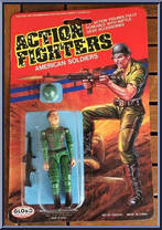 Ranger from Action Fighters - American Soldiers manufactured by Globo [Front]