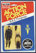 Frogman from Action Force - SAS manufactured by Palitoy [Front]