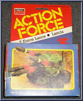 Lance from Action Force - Z Force Accessories manufactured by Palitoy [Front]