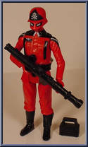 Red Shadow from Action Force - Red Shadows manufactured by Palitoy [Loose]