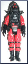 Roboskull with Red Wolf from Action Force - Cobra Accessories manufactured by Palitoy [Loose]