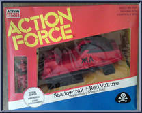 Shadowtrak with Red Vulture from Action Force - Red Shadows Accessories manufactured by Palitoy [Front]