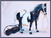 Wild Mustang (Black) from Action Jackson - Accessories manufactured by Mego [Loose]