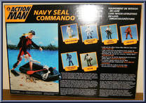 Navy Seal Commando from Action Man - Gear manufactured by Hasbro [Back]
