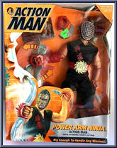 Power Arm Ninja from Action Man - Basic Series manufactured by Hasbro [Front]