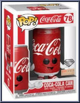Coca-Cola Can (Diamond Collection) from Ad Icons - Pop! Vinyl Figures manufactured by Funko [Front]