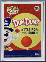 Dum-Dums Drum Man from Ad Icons - Pop! Vinyl Figures manufactured by Funko [Back]