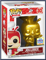 Jollibee (Gold) from Ad Icons - Pop! Vinyl Figures manufactured by Funko [Front]