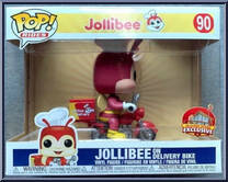 Jollibee (On Delivery Bike) from Ad Icons - Pop! Vinyl Figures manufactured by Funko [Front]