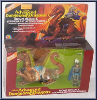 Bronze Dragon & Strongheart from Advanced Dungeons & Dragons - Mounts with Rider manufactured by LJN [Front]