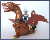 Bronze Dragon & Strongheart from Advanced Dungeons & Dragons - Mounts with Rider manufactured by LJN [Loose]