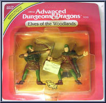 Elves of the Woodland from Advanced Dungeons & Dragons - PVC Figures manufactured by LJN [Front]