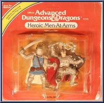 Heroic Men at Arms from Advanced Dungeons & Dragons - PVC Figures manufactured by LJN [Front]