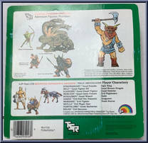 Minotaur of the Maze & Crown Treasure from Advanced Dungeons & Dragons - PVC Figures manufactured by LJN [Back]