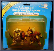Orcs of the Broken Bone  from Advanced Dungeons & Dragons - PVC Figures manufactured by LJN [Front]