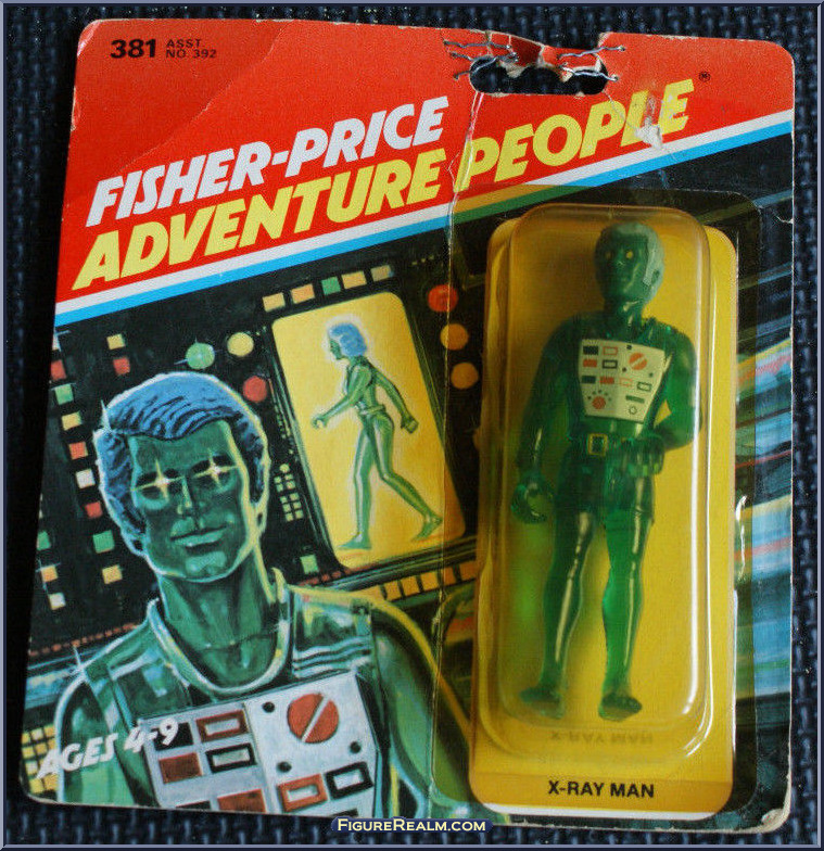 XRay Man Adventure People Basic Series FisherPrice Action Figure