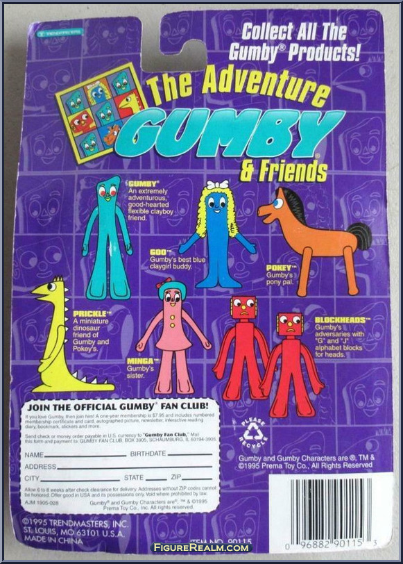 Details about  / The Adventures of Gumby /& Friends Coin Bank with Flexible Figures New in Box