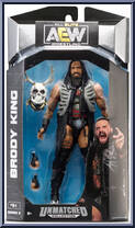 Brody King from AEW - Unmatched - Series  8 manufactured by Jazwares [Front]